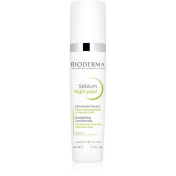 Bioderma Sébium Night Peel vyhlazující exfoliační sérum proti nedokonalostem pleti 40 ml