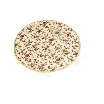 Bellatex Pernă de scaun Adéla rotundă netedă Rose, 40 x 40 cm
