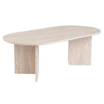 Masă de cafea Sable Travertine, bej