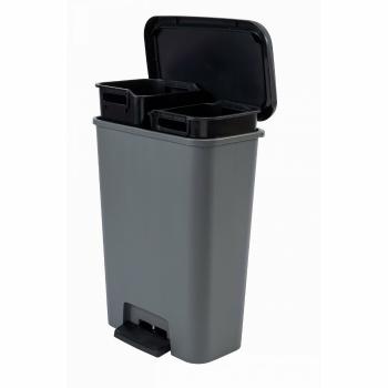 Coș de gunoi Curver Compatta, 23 + 23 l, 23 + 23 l