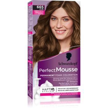 Schwarzkopf Perfect Mousse Culoare permanenta pentru par culoare 665 Choco Toffee 2x35 ml