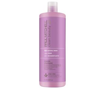 Paul Mitchell Șampon care neutralizează tonurile galbene Clean Beauty (Blonde Shampoo) 1000 ml