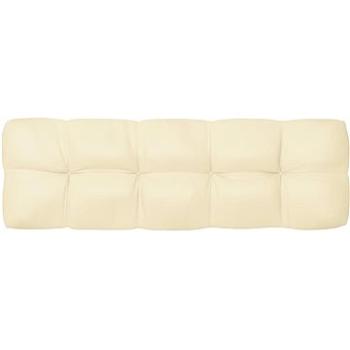 Poduška na pohovku z palet krémová 120 x 40 x 12 cm (314474)