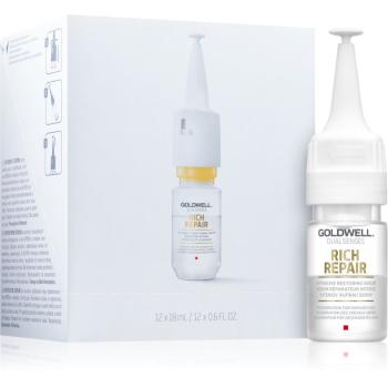 Goldwell Dualsenses Rich Repair Ser intensiv regenerant pentru păr uscat și deteriorat 12 x 18 ml