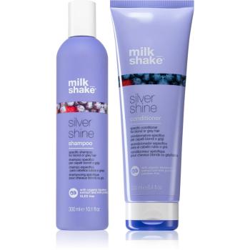 Milk Shake Silver Shine sampon si balsam neutralizeaza tonurile de galben