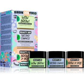 Beauty Jar Brow Care Trio set cadou pentru sprâncene