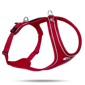 CURLI Postroj pro psy Belka Comfort Red S, 18-25kg