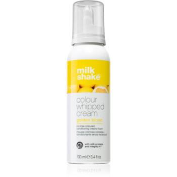 Milk Shake Colour Whipped Cream spuma tonica pentru toate tipurile de păr Golden Blond 100 ml