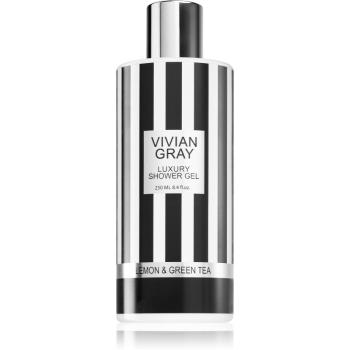 Vivian Gray Lemon & Green Tea gel de duș de lux 250 ml