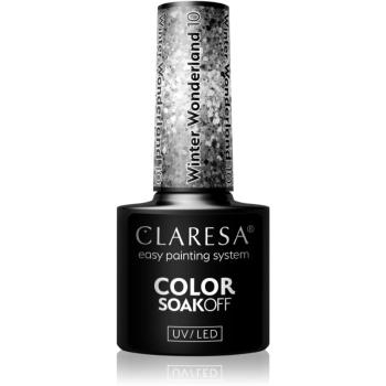 Claresa SoakOff UV/LED Color Winter Wonderland lac de unghii sub forma de gel culoare 10 5 g