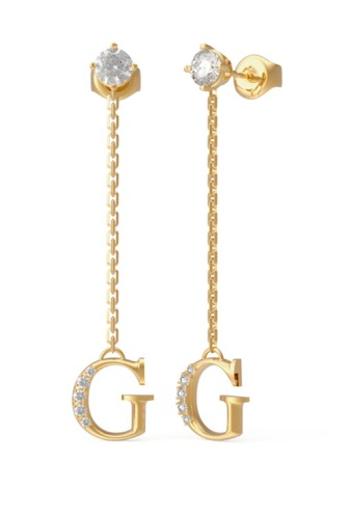 Guess Cercei stilați placați cu aur Crystal Harmony JUBE02223JWYGT