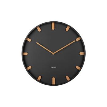 Karlsson 5942BK design ceas de perete 40 cm ,negru