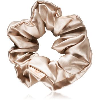 Crystallove Silk Scrunchie elastic pentru păr din mătase Gold 1 buc