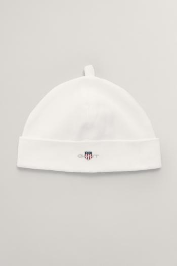 SAPKA GANT SHIELD BEANIE WHITE