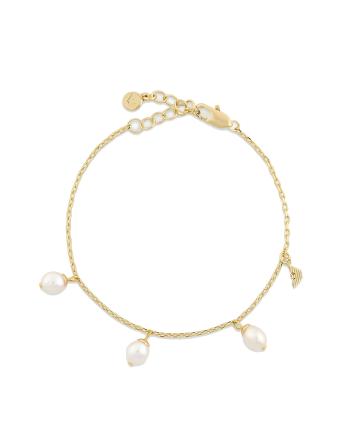 Emporio Armani Brățară la modă placată cu aur cu perle EGS3198710