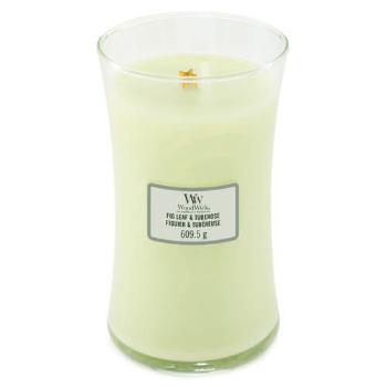 WoodWick Lumânare parfumată în sticlă Fig Leaf & Tuberose 609,5 g