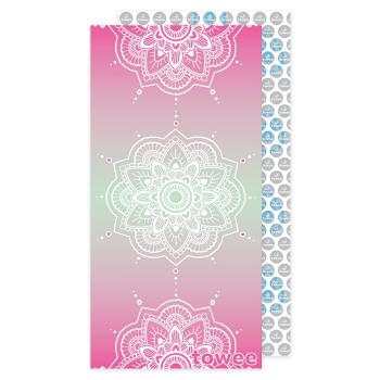 Prosop cu uscare rapidă Towee MANDALA pink,80 x 160 cm