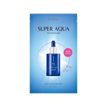 Missha Mască de față hidratantă cu acid hialuronic Super Aqua (Ampoule Mask) 28 g