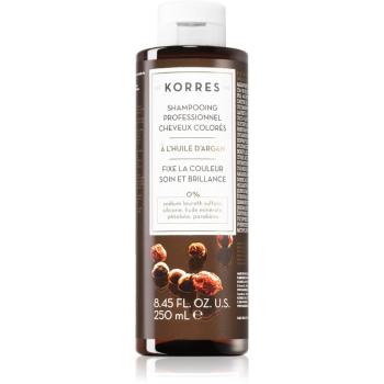 Korres Argan Oil sampon pentru curatare pentru păr vopsit 250 ml