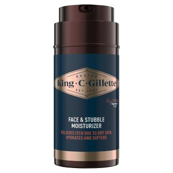 Gillette Cremă hidratantă pentru față și barbă King C. (Face & Stubble Moisturizer) 100 ml