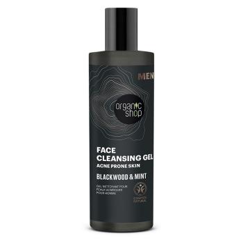 ORGANIC SHOP Čistiaci gél na pleť Blackwood a mäta 200 ml