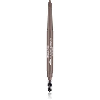 Essence WOW What a Brow creion pentru sprancene cu pensula culoare 01 Light Brown 0,2 g