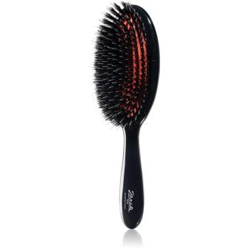 Janeke Black Line Professional air-cushioned brush perie ovală pentru păr 22,5 cm 1 buc