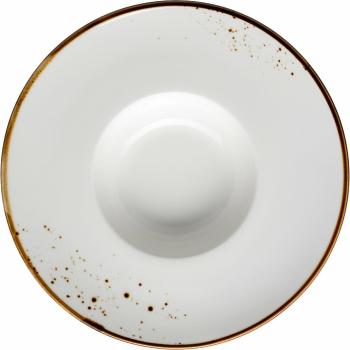 Mäser Farfurie Gourmet Pintar Puncte albe maro 26cm, maro