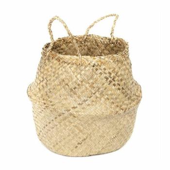 Coș de depozitare tricotat din iarbă de mareCompactor Belly, 45 x 36 cm, natural