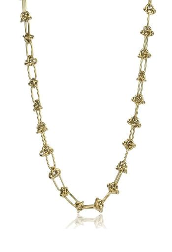 Marc Malone Colier din oțel placat cu aur Jordan Gold Necklace MCN24011G
