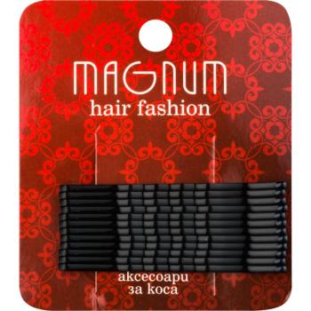 Magnum Hair Fashion agrafe de păr neagră 12 buc