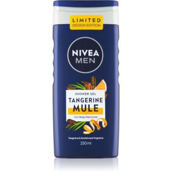 Nivea Men Tangerine Mule gel de dus pentru față, corp și păr 250 ml