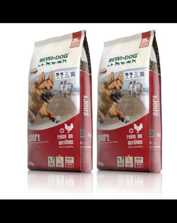 BEWI DOG Sport 2 x 12,5 kg hrana caini sportivi