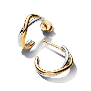 Pandora Cercei semicirculari bicolori Essence Shine 263880C00
