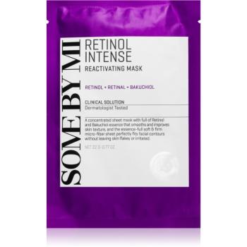 Some By Mi Retinol Intense Reactivating Mask mască textilă cu efect antirid pentru ten matur 22 g