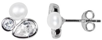 JwL Luxury Pearls Cercei strălucitori cu perla reala și cristale JL0545