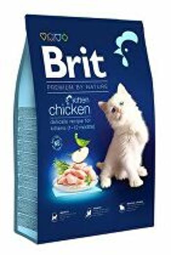 Brit Premium Cat by Nature Kitten Chicken 8kg + Churu ZADARMO