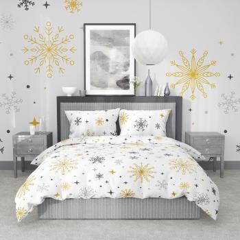 Lenjerie de pat din bumbac Stanex Magic White ,140 x 200 cm, 70 x 90 cm, 140 x 200 cm, 70 x 90 cm