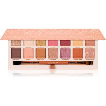 Sigma Beauty Cor-de-Rosa Eyeshadow Palette paleta farduri de ochi cu pensula 16.24 g