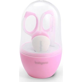 BabyOno Take Care Set de manichiură pentru copii Pink