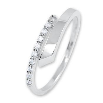 Brilio Silver Inel fin de argint cu cristale 426 001 00573 04 53 mm