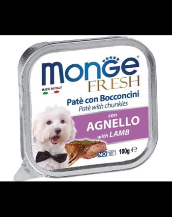 MONGE Fresh hrană umedă pentru câini sub formă de pate, cu miel 100 g