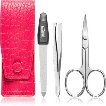 DuKaS Premium Line Solingen 892 Set de călătorii Pink Crocodile