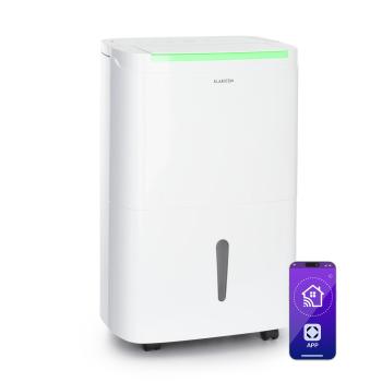 Klarstein DryFy Connect 40 Smart, Dezumidificator de aer, WiFi, Compresie, 40l/d, 35-45m², Alb