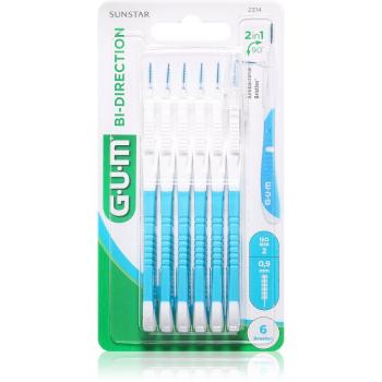 G.U.M Bi Direction Interdental Brush 2314 perie interdentara 0,9 mm 6 buc