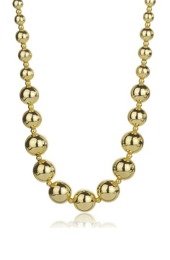 Marc Malone Colier cu design solid și biluțe Aylin Gold Necklace MCN24006G