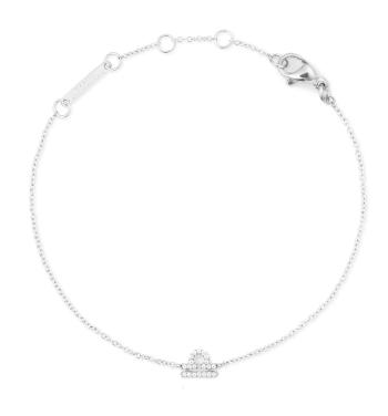 Daniel Wellington Brățară lanț de oțel cu simbolul Balanță Crystal Zodiac DW00400937