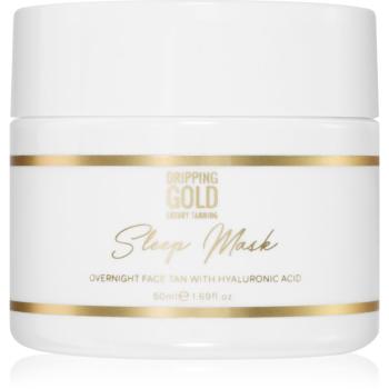 Dripping Gold Sleep Mask mască facială auto-bronzantă, de noapte culoare Medium/Dark 50 ml