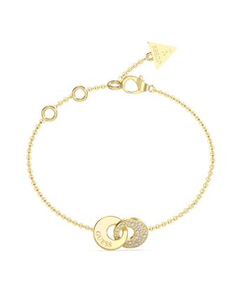 Guess Brățară placată cu aur Blooming Summer JUBB05220JWYG 18.5 cm