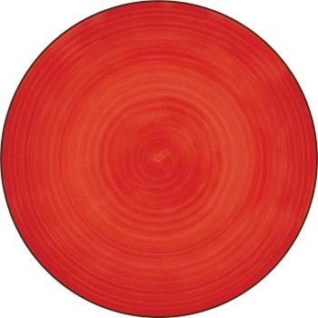 Lamart LT9083 farfurie mică din ceramică Happy,diametru 26,8 cm, roșu, roșu
